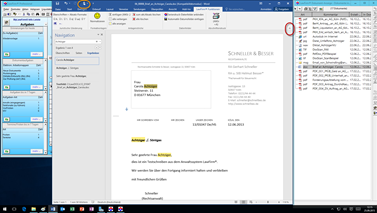Office 2016 - Anwaltssoftware LawFirm und die Word 2016 Suchfunktion mit Highlighting